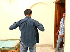 Chubby Indian Aunt Kisses Mother In Law