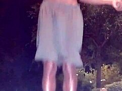 Beautiful Brunette Homemade Scene with Uncle.