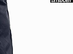 I watch busty Russian pornstar Liya Silver moan as she's fucked in her tight pussy