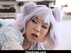 Asian Teen Craves Big Cock