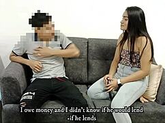 Neighbor fucks my pussy and creampies my ass completely.