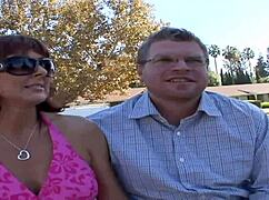 mature big tits wife in cuckold action