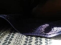 black ebony woman enjoys close up self pleasure