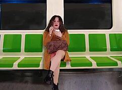 Flashing Tits To Seduce Husband's Best Friend On Train?