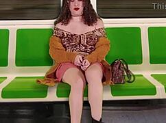 Flashing Tits To Seduce Husband's Best Friend On Train?