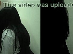 my best friend's mexican girlfriend with natural tits and shaved pussy comes over in college uniform to ask about homework, her long hair swaying