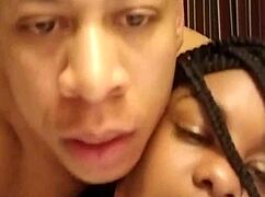 Ebony Takes Rough Nasty Fucking in Hotel Room. Cumshot and Facial Seal the Deal!