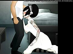 super deep throat action with random partner!