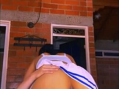 the shy latina roommate finally opens up in a tight sexual encounter with her friend