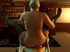 i watch the hot cougar get double penetrated with monster cocks, spread eagle