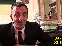 Babe With Big Boobs Gets Rough Anal Slave Treatment!