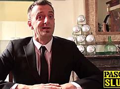 Babe With Big Boobs Gets Rough Anal Slave Treatment!