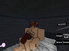 Can Busty English Queen Handle Fucking A Roblox Noob?