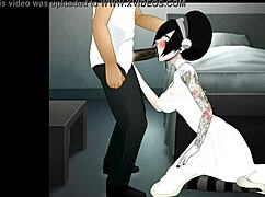 super deep throat action with random partner!