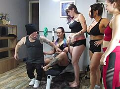 Forbidden gym wild sex between weights and treadmills.