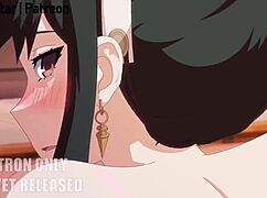 Spy x Family animation with monster cock and big ass spying.