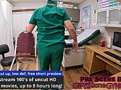 Alix avery performs a stimulating exam with dildo