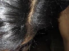 young teen intensely sucking dick blowjob cock