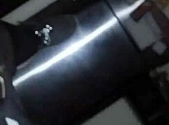 Intense solo masturbation with vigorous penis stroking