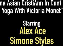 Watch Christiann And Victoria Monet Do Cunt Fuck Yoga Together?