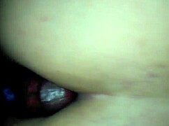 latina ass gets cumshot in retro blue film