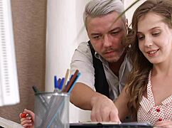 stasia si gets intense anal with tattooed teen 😈🍑