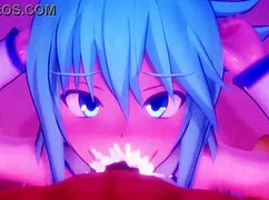 Konosuba Aqua's Secret Hole Encounter