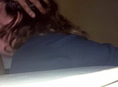 blonde girlfriend deepthroats cock in panties and thong with slutty friend