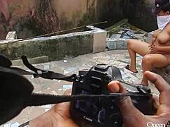 Behind the scene while fucking me people are watching at the same time