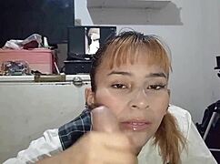 First day of class, I find her videos with the teacher and fuck her to test if I learned the lesson well