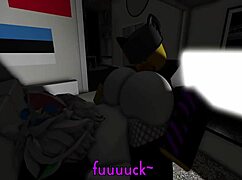 Having sex with cat girl using monster cock on big tits and ass