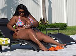 New Pool Boy Fucks Ebony BBW Big Ass Lucky