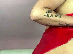 brunette milf mistress gives jerk off instructions to her chastity slut in pov