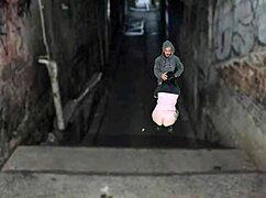 Yo, wanna see this hot brunette bang the favela boss after the funk party?