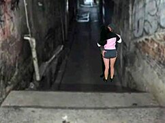 Yo, wanna see this hot brunette bang the favela boss after the funk party?