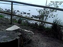 Playing on the beach