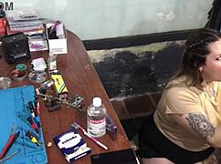 No Money For The Technician? Ended Up Sucking His Dick