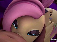 i'm giving fluttershy a deepthroat blowjob on this monster cock