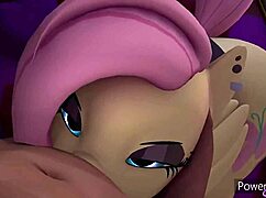 i'm giving fluttershy a deepthroat blowjob on this monster cock