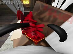 femboy with a fat ass sucks and grinds on me