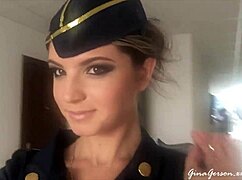 blonde teen's adventurous trip to barcelona with clothes ripped 😲