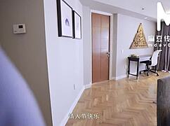 modelmedia asia - my sexy big tits maid seduces with dirty words