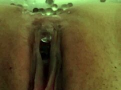 squirting and pushing small 18+ eggs in a bdsm oviposition fantasy