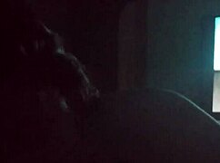 Redbone amateur deeply throats and worships massive black cock in wet blowjob session.