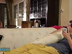 Avi Love says, 'Fuck my ass deep with that big cock.'