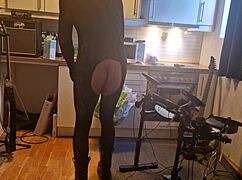 I rip Kit Willer's ass wide open in the kitchen for Honey's cock