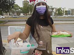 My Stepsister Gets BIG COCK as Christmas Gift!