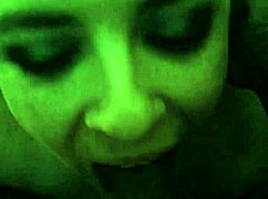 White Girl Devours Indian Cock and Swallows Cum