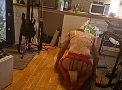 I rip Kit Willer's ass wide open in the kitchen for Honey's cock