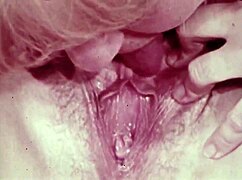 Vintage lesbians explore two centuries of hairy muff diving in retro 3some action.